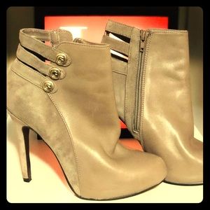 Suede Guess Ankle Booties!